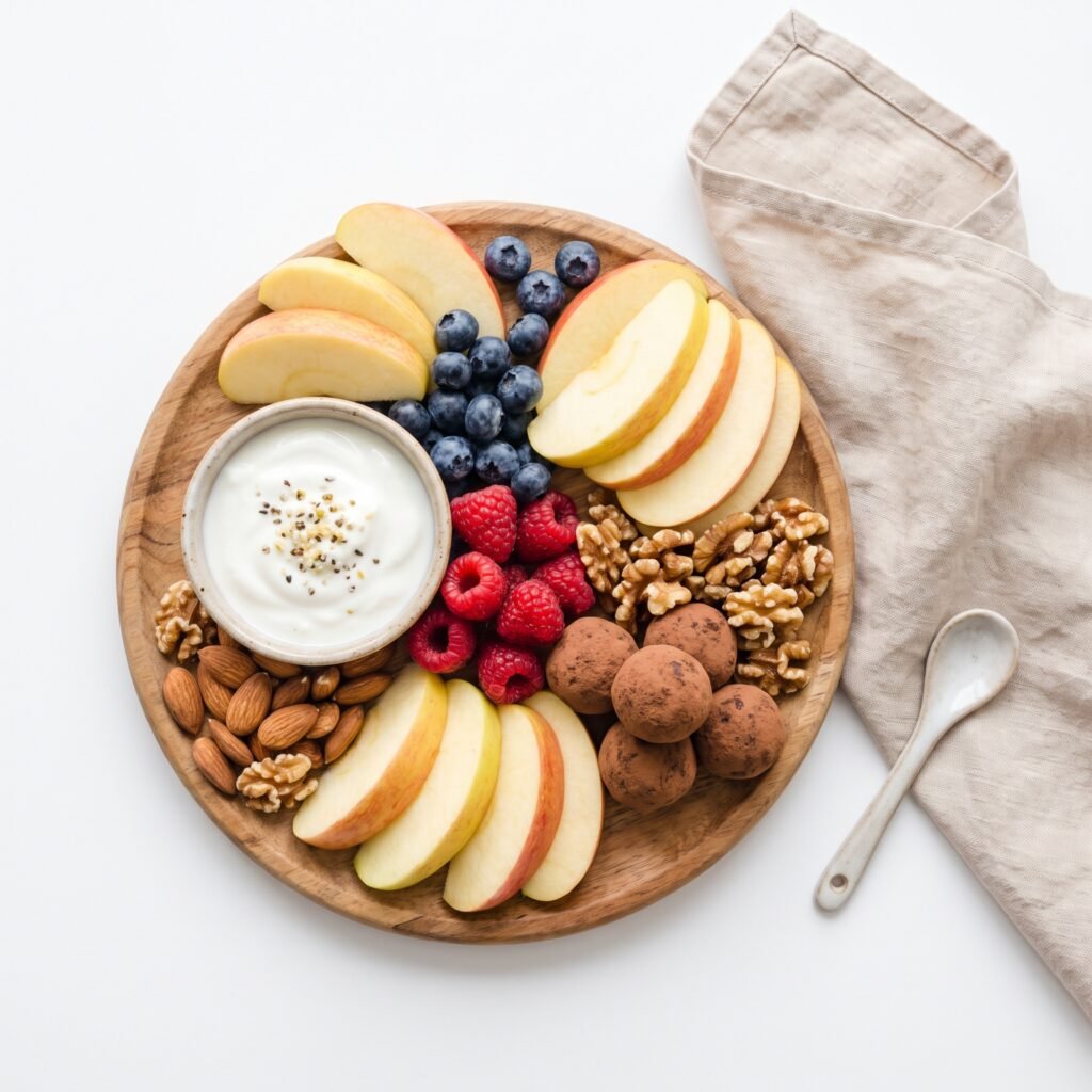 healthy snack platter with fruit 202608161557