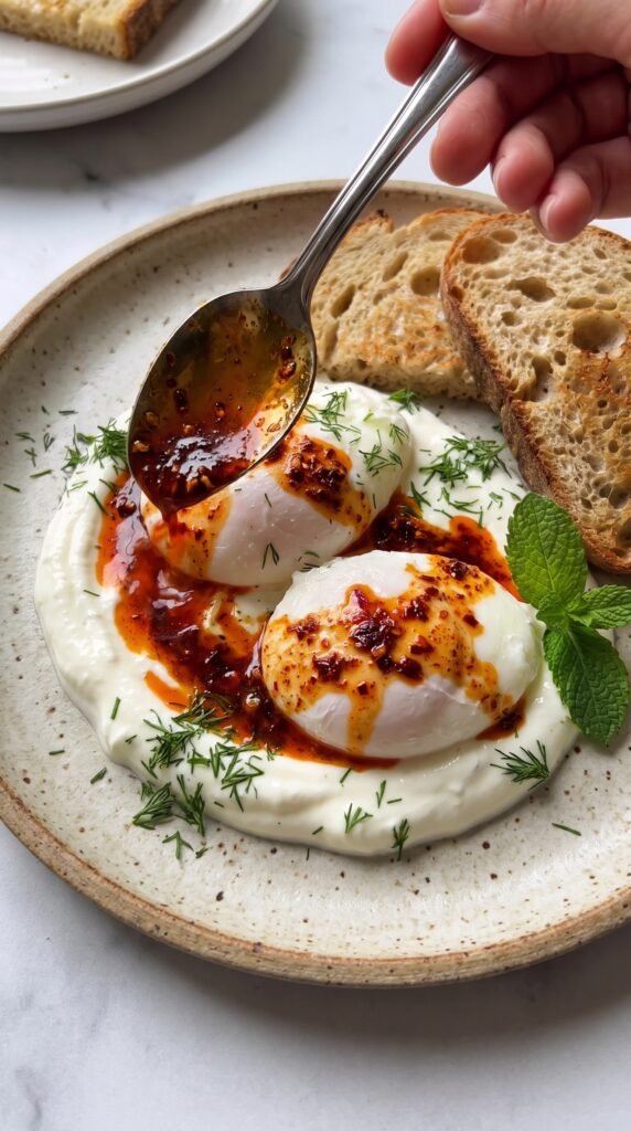 turkish eggs assembled on yogurt 202609021053