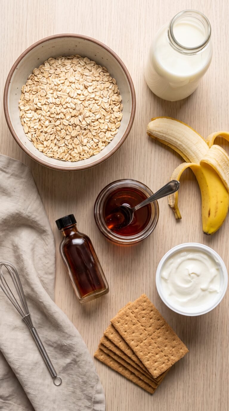 Banana Cream Pie Overnight Oats
