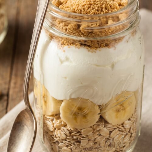 Banana Cream Pie Overnight Oats