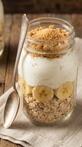 Banana Cream Pie Overnight Oats