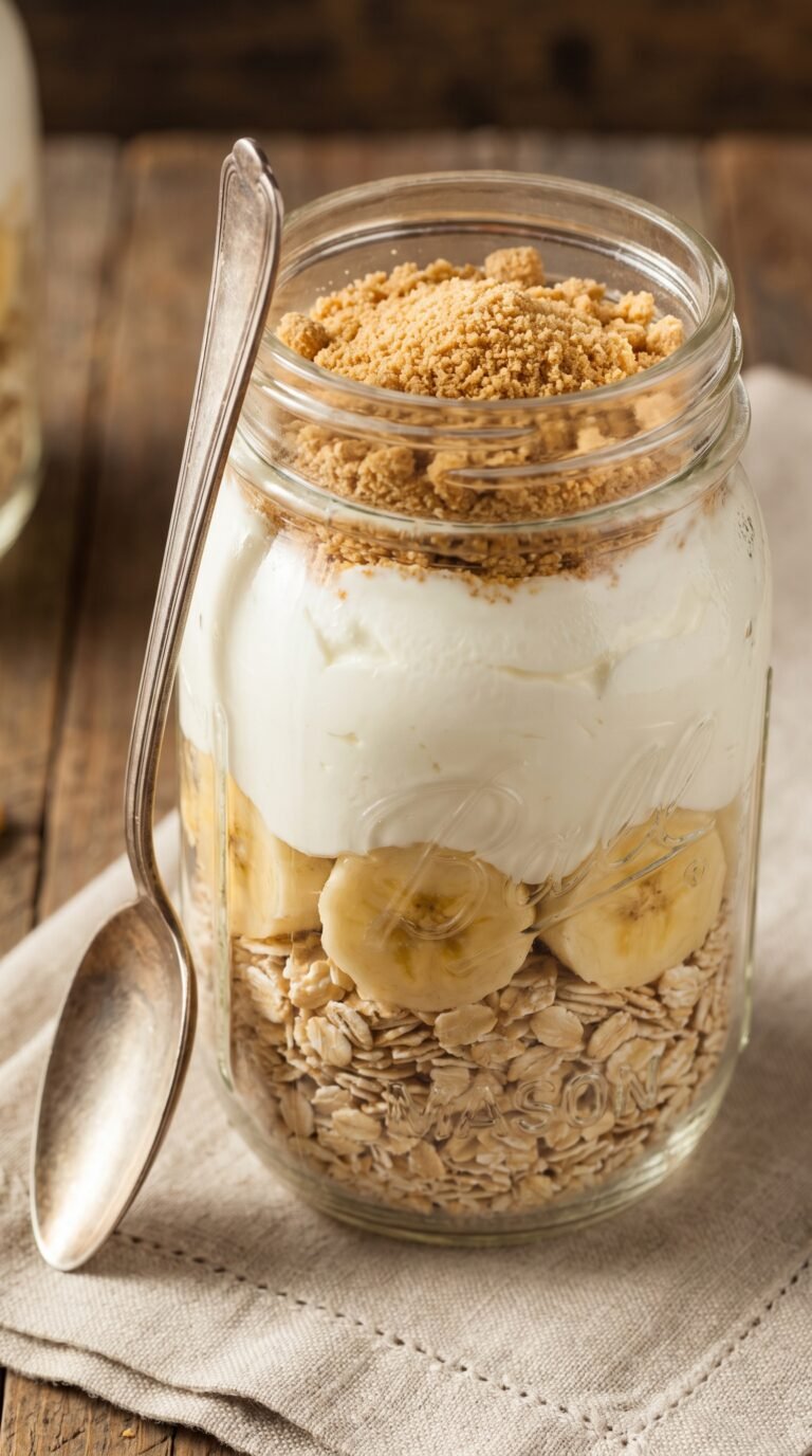 Banana Cream Pie Overnight Oats
